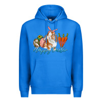 True Royal happy easter bunny carrots and eggs Premium Hoodie - RanaPortraitStore