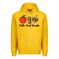 Lemon hello first grade leopard 3200x2400 Premium Hoodie - AdoDesignShop