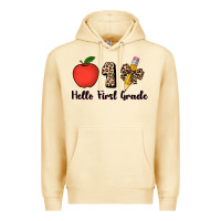 Pina Colada hello first grade leopard 3200x2400 Premium Hoodie - AdoDesignShop