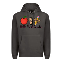 Smoke hello first grade leopard 3200x2400 Premium Hoodie - AdoDesignShop