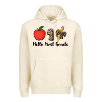 Tofu hello first grade leopard 3200x2400 Premium Hoodie - AdoDesignShop