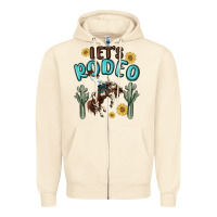 Sandshell let's rodeo Zipper Hoodie - MaliasSmallBusiness