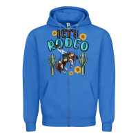 True Royal let's rodeo Zipper Hoodie - MaliasSmallBusiness