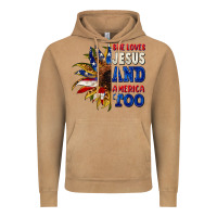Vintage Camel She loves Jesus and America too 4th of july Vintage Hoodie - CowGirlArtShop