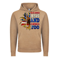 Vintage Coffee She loves Jesus and America too 4th of july Vintage Hoodie - CowGirlArtShop