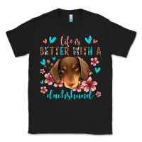 Black life is better with a dachshund Classic Tee - Jasminsmagicworld