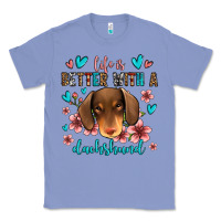 Colony Blue life is better with a dachshund Classic Tee - Jasminsmagicworld