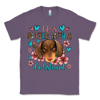 Lavender life is better with a dachshund Classic Tee - Jasminsmagicworld