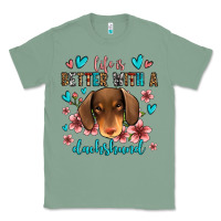 Sage life is better with a dachshund Classic Tee - Jasminsmagicworld