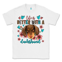 White life is better with a dachshund Classic Tee - Jasminsmagicworld