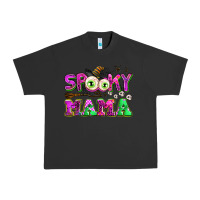 Pigment Black spooky mama Urban Heavy Tee - AdoDesignShop