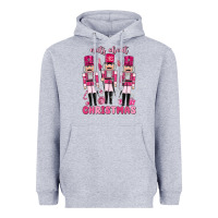 Heather Grey nuts about  christmas Heavyweight Hoodie - MaliasSmallBusiness