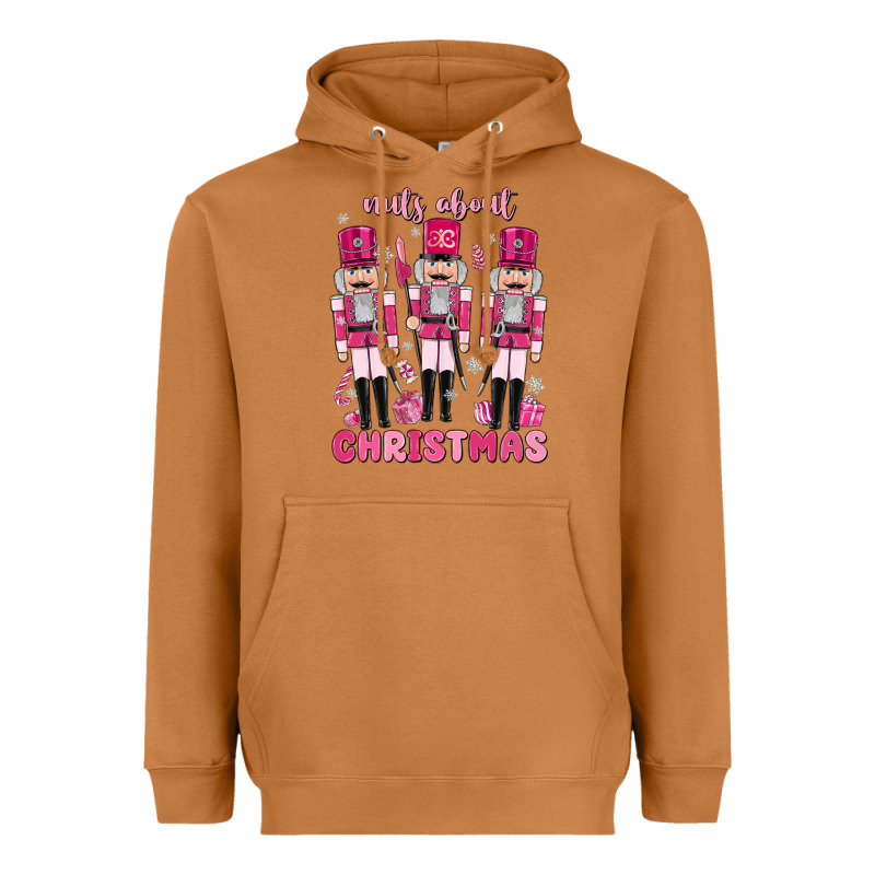 Nuts About  Christmas Heavyweight Hoodie by MaliasSmallBusiness | Teevron