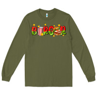Army Green burger with coke and stars Long Sleeve Tee - AdoDesignShop