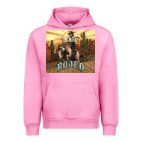 Fuchsia Pink Rodeo Cowboy bullfighter western 20oz skinny Urban Hoodie - HowdyJamesFarm