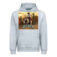 Heather Grey Rodeo Cowboy bullfighter western 20oz skinny Urban Hoodie - HowdyJamesFarm