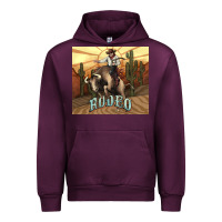 Mauve Wine Rodeo Cowboy bullfighter western 20oz skinny Urban Hoodie - HowdyJamesFarm