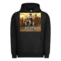 Pigment Black Rodeo Cowboy bullfighter western 20oz skinny Urban Hoodie - HowdyJamesFarm