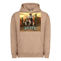 Pigment Burro Rodeo Cowboy bullfighter western 20oz skinny Urban Hoodie - HowdyJamesFarm