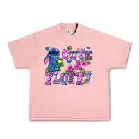 Salmon cute and fluffy stitch Urban Heavy Tee - AdoDesignShop