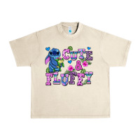 Sandshell cute and fluffy stitch Urban Heavy Tee - AdoDesignShop