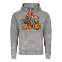 Cloud Rock Fall Vibes Squirrel Vintage Hoodie - CowhideDigitalArt