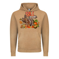 Vintage Camel Fall Vibes Squirrel Vintage Hoodie - CowhideDigitalArt