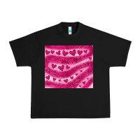 Black pink glitter heart Urban Heavy Tee - JahusDesignShop