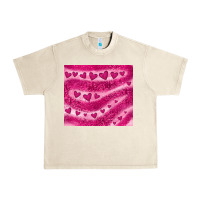 Sandshell pink glitter heart Urban Heavy Tee - JahusDesignShop