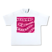 White pink glitter heart Urban Heavy Tee - JahusDesignShop