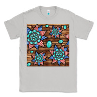 Moon Dust 4th of july turquoise gemstone seamless pattern Classic Tee - BundleAndBundleShop
