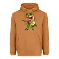 Meerkat T-rex Heavyweight Hoodie - MaliasSmallBusiness