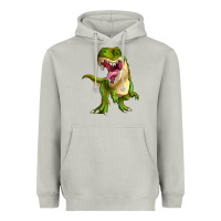 Moon Dust T-rex Heavyweight Hoodie - MaliasSmallBusiness