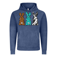 Vintage Denim Western Happy Easter peeps Vintage Hoodie - Neo Western