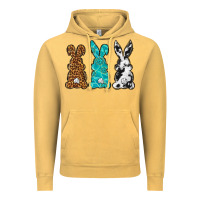 Vintage Mustard Western Happy Easter peeps Vintage Hoodie - Neo Western