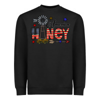 Black america honey Heavyweight Sweatshirt - CowhideDigitalArt