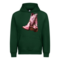 Forest Green Cowgirl boots Urban Hoodie - HowdyJamesFarm
