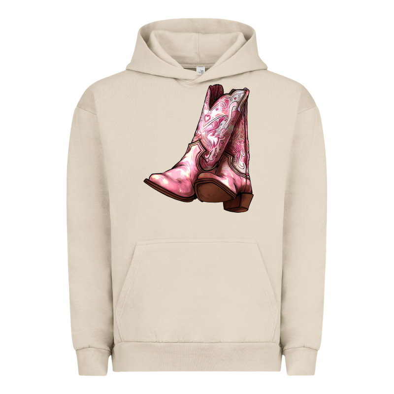 Cowgirl Boots Urban Hoodie by HowdyJamesFarm | Teevron