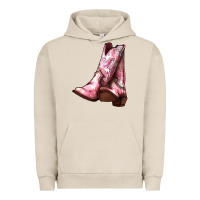 Pigment French Oak Cowgirl boots Urban Hoodie - HowdyJamesFarm