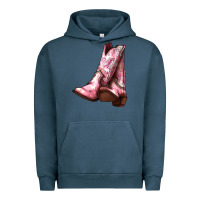 Pigment Midnight Navy Cowgirl boots Urban Hoodie - HowdyJamesFarm