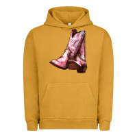 Pigment Peanut Butter Cowgirl boots Urban Hoodie - HowdyJamesFarm