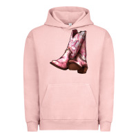 Pigment Salmon Cowgirl boots Urban Hoodie - HowdyJamesFarm