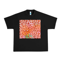 Black orange leopard glitter Urban Heavy Tee - JahusDesignShop