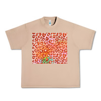 Burro orange leopard glitter Urban Heavy Tee - JahusDesignShop