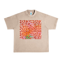 French Oak orange leopard glitter Urban Heavy Tee - JahusDesignShop