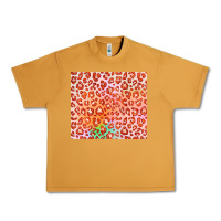 Peanut Butter orange leopard glitter Urban Heavy Tee - JahusDesignShop
