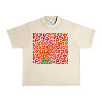 Sandshell orange leopard glitter Urban Heavy Tee - JahusDesignShop