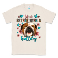 Natural life is better with a bulldog Classic Tee - Jasminsmagicworld