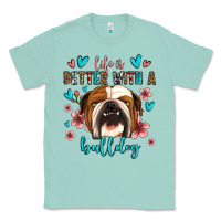 Seafoam life is better with a bulldog Classic Tee - Jasminsmagicworld