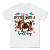 White life is better with a bulldog Classic Tee - Jasminsmagicworld